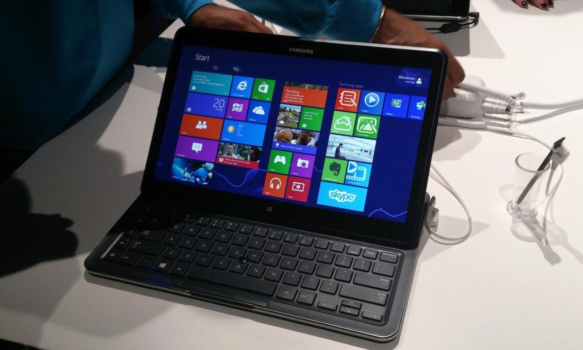Samsung Ativ Q home screen