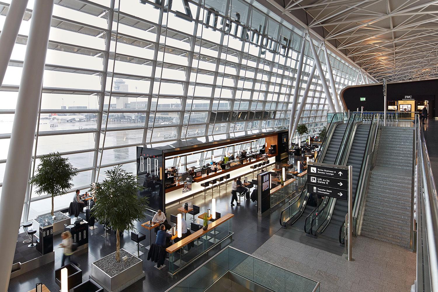 best airports for layovers z  rich airport airside center 011
