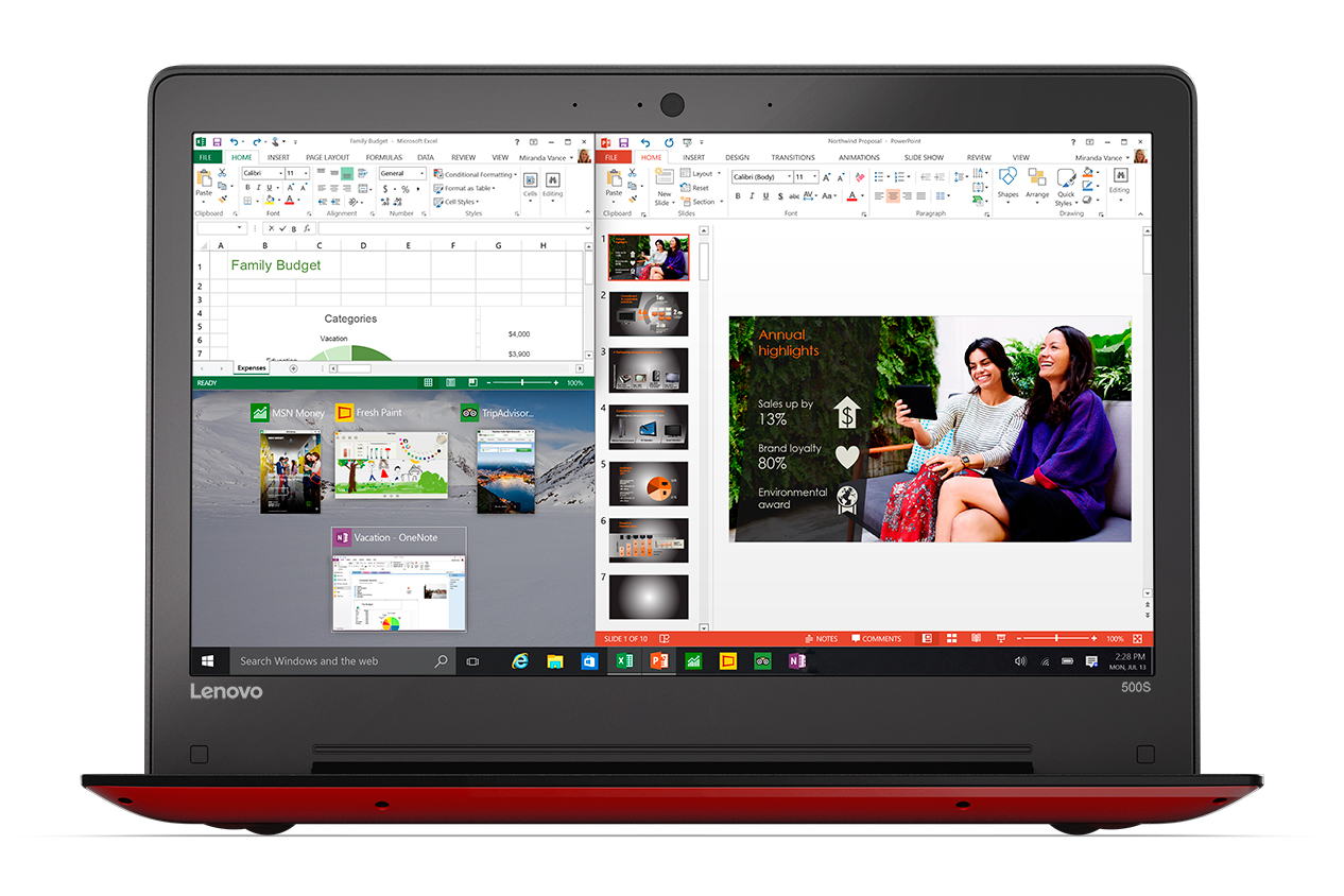 need a new computer lenovo rolls out massive update to laptop convertible and aio lines ideapad 500s 13  red 16
