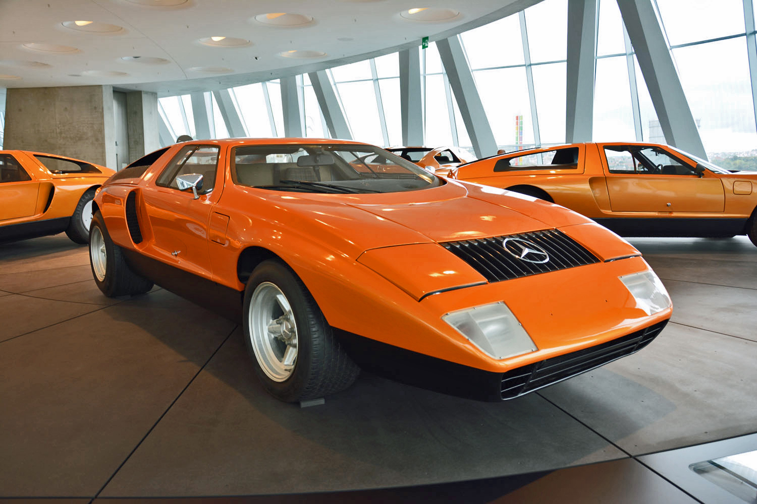 mercedes benz museum stuttgart pictures history ronan glon c111 3