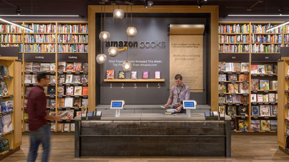 abandoning its roots amazon opens first physical storefront books 005