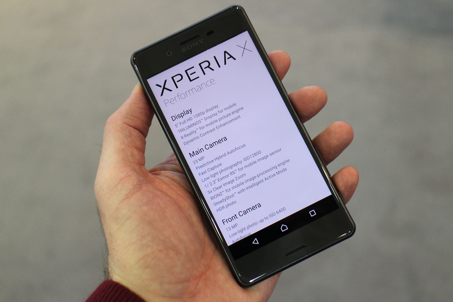 Sony Xperia X Performance