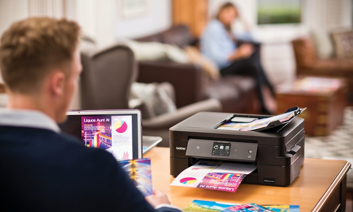 Brother INKvestment printer in use.