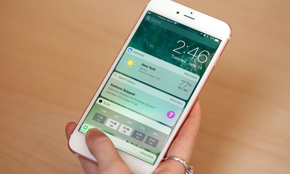 Apple iOS 10 Beta 1