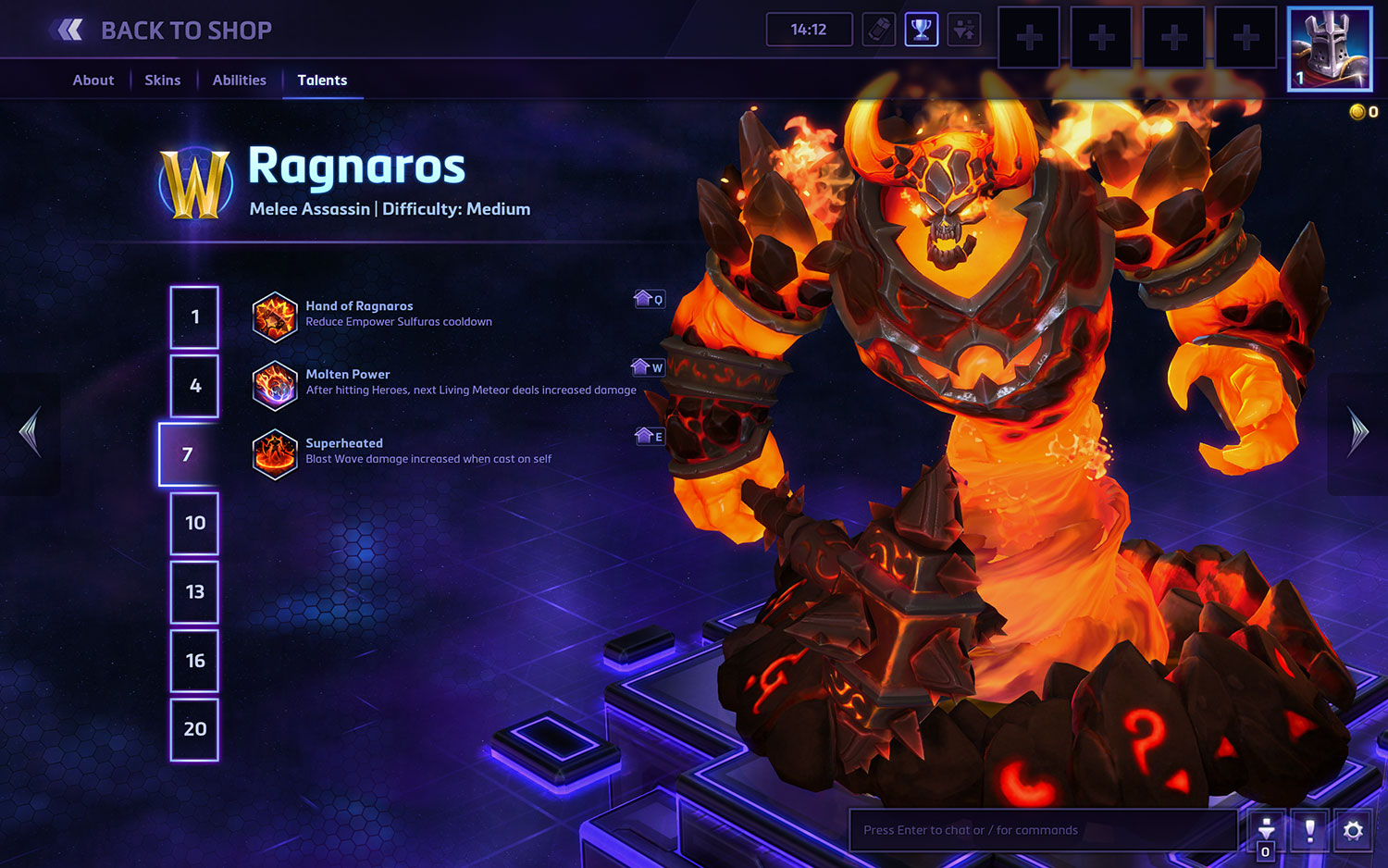 wrynn ragnaros heroes storm h22 ragnarosabilities xa 002
