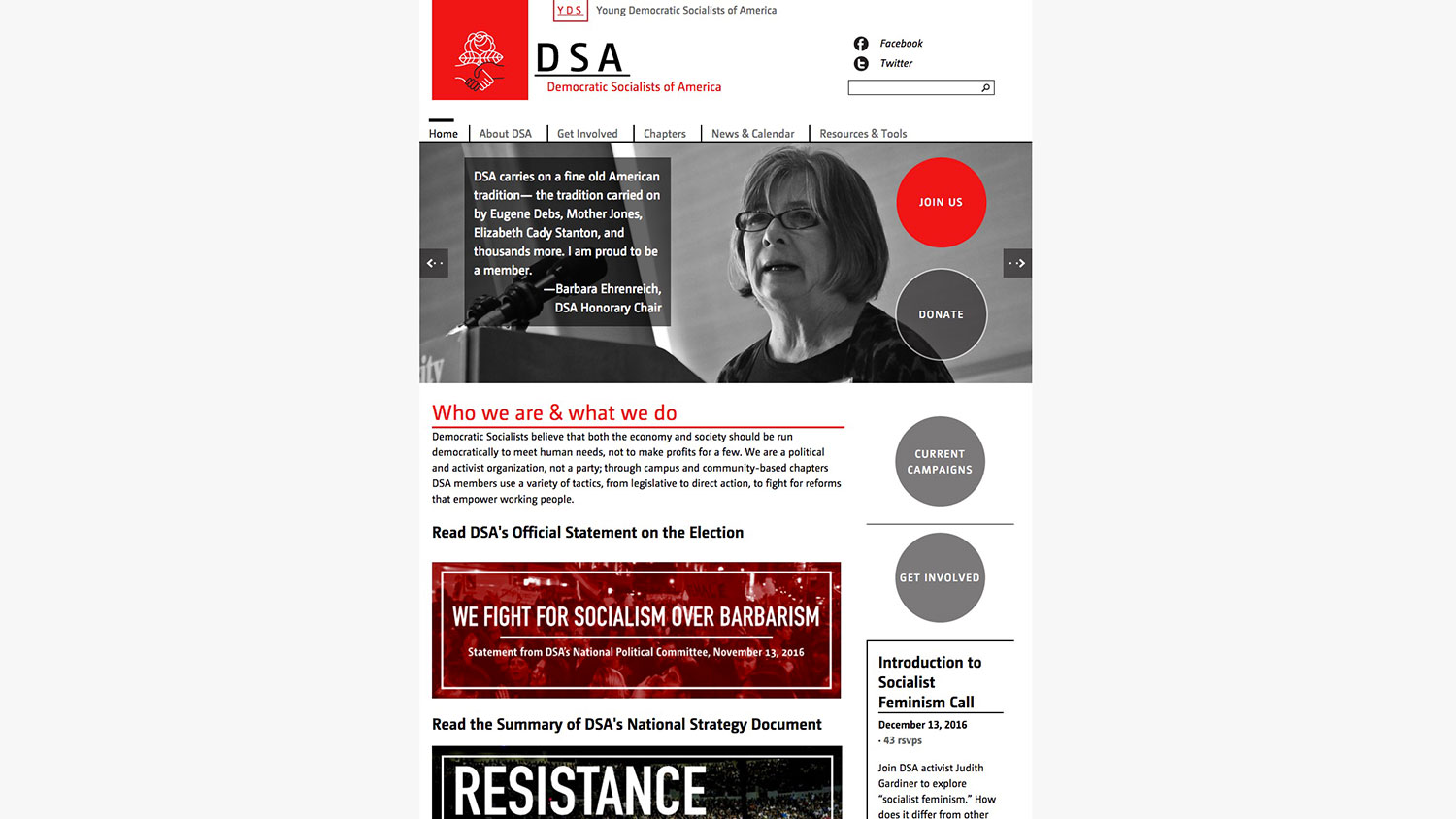 Democratic Socialists Of America NationBuilder