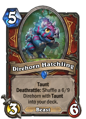 hearthstone decks ungoro direhorn hatchling 55524