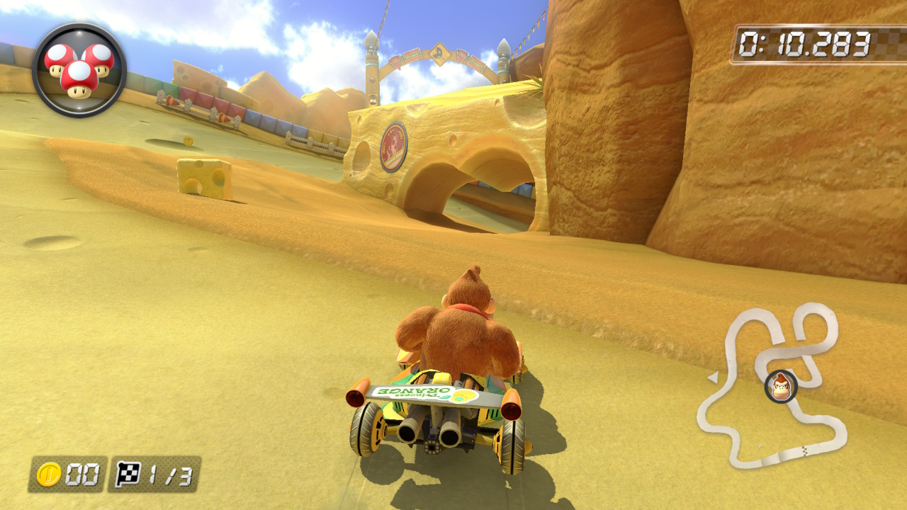 mario kart 8 shortcuts cheese lands