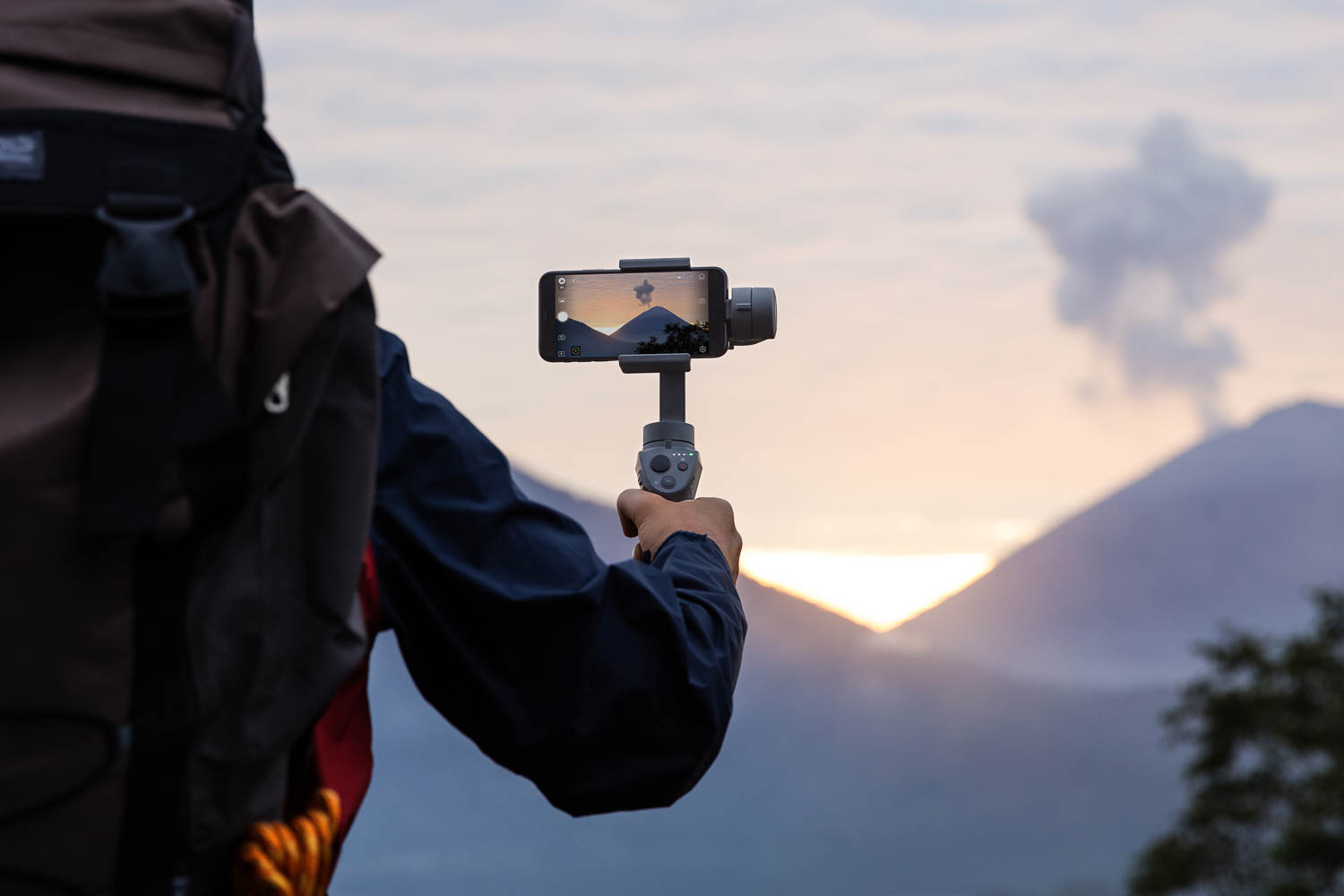 DJI Osmo Mobile 2 backpacking