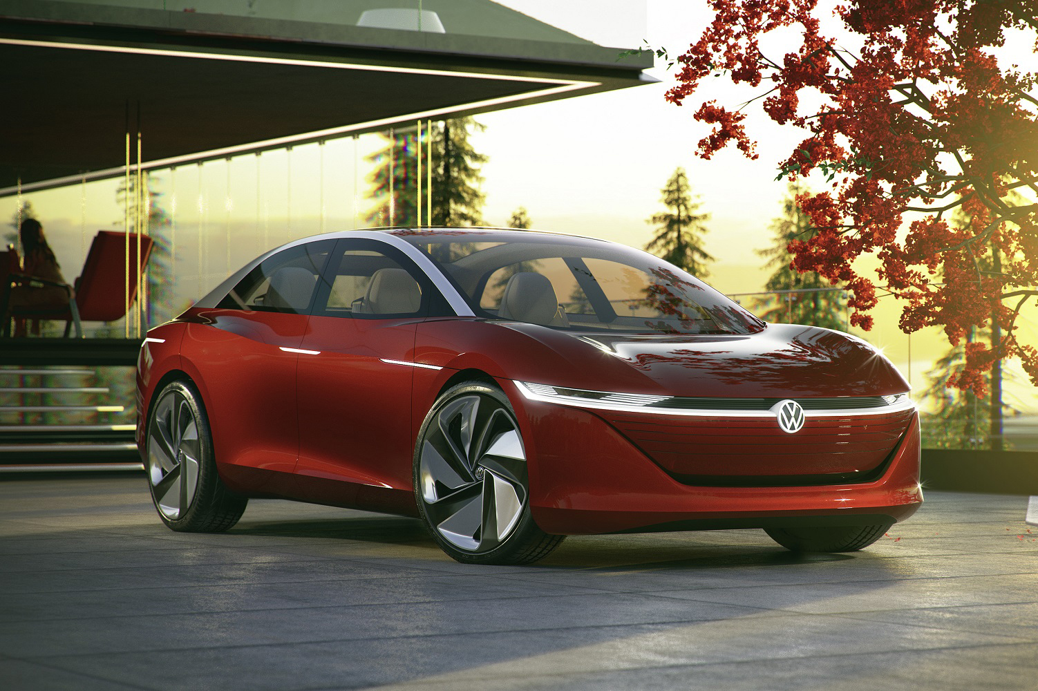 Volkswagen ID Vizzion concept official shots