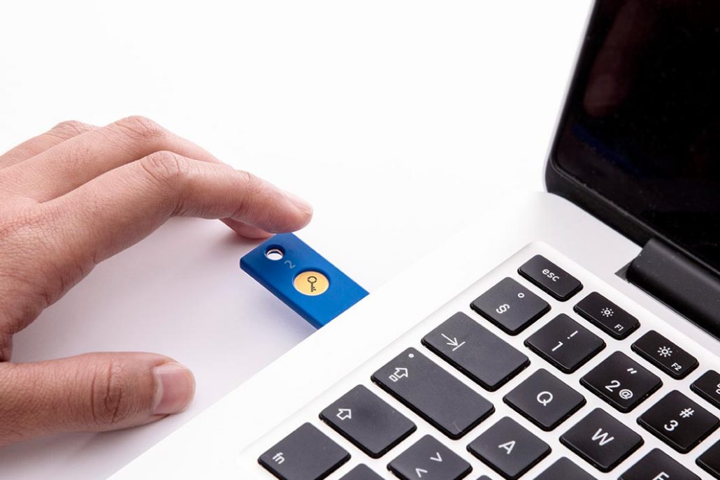 yubikey iphone security key by yubico with finger touch 1030x687