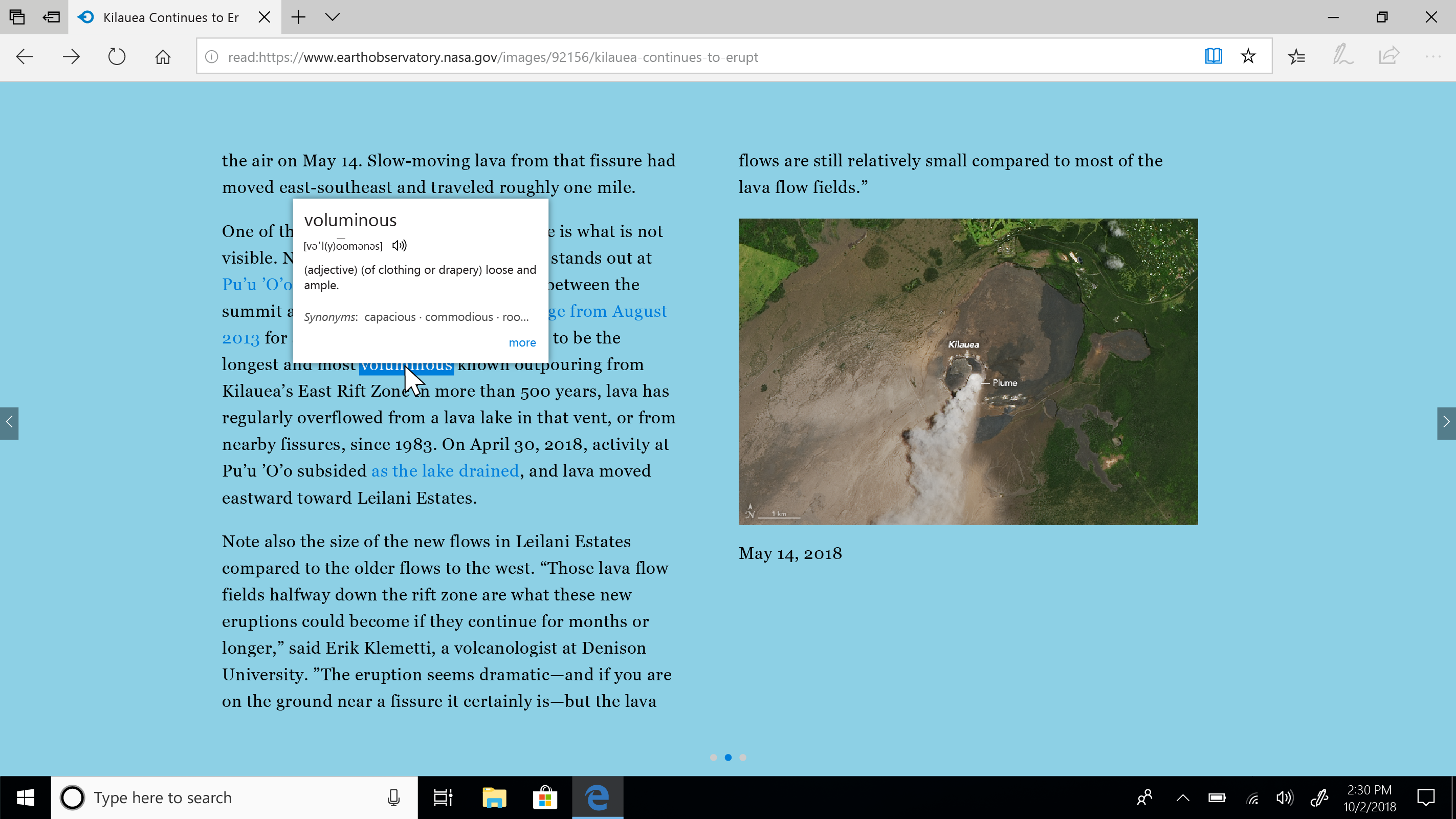 new features windows 10 october 2018 update laptop ms edge learningtools dictionary 16x9 en us