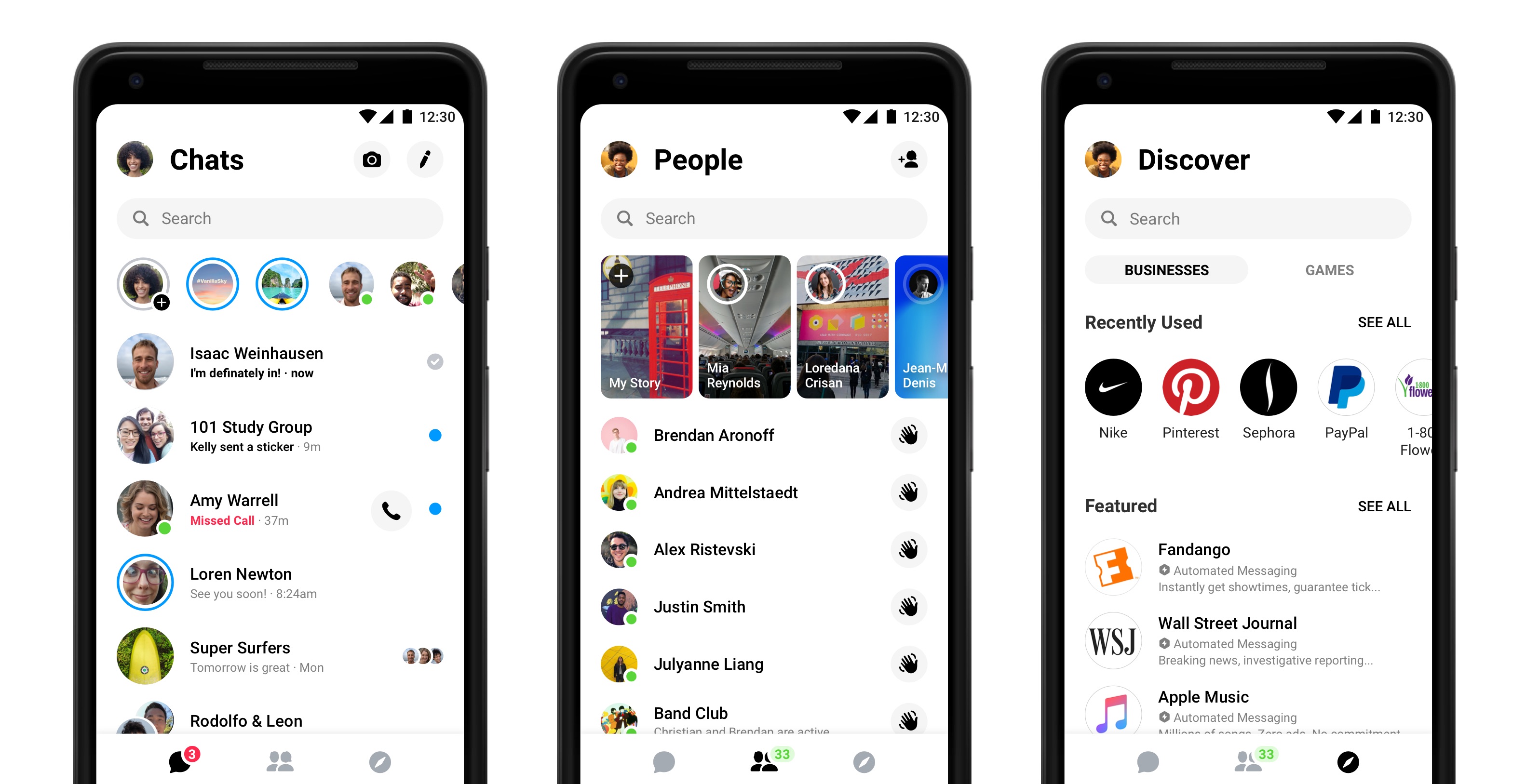 messenger redesign