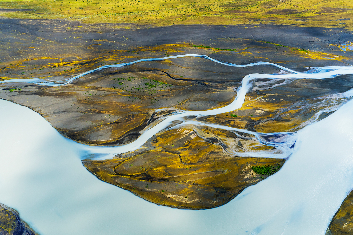 best drone photos green fields lake