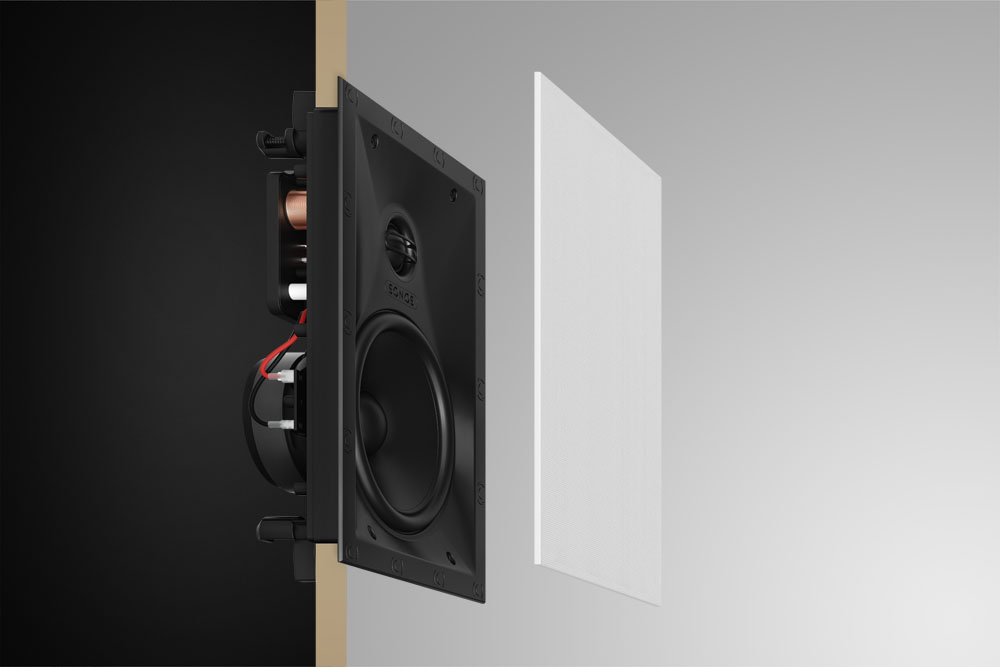 A Sonos in-wall speaker.
