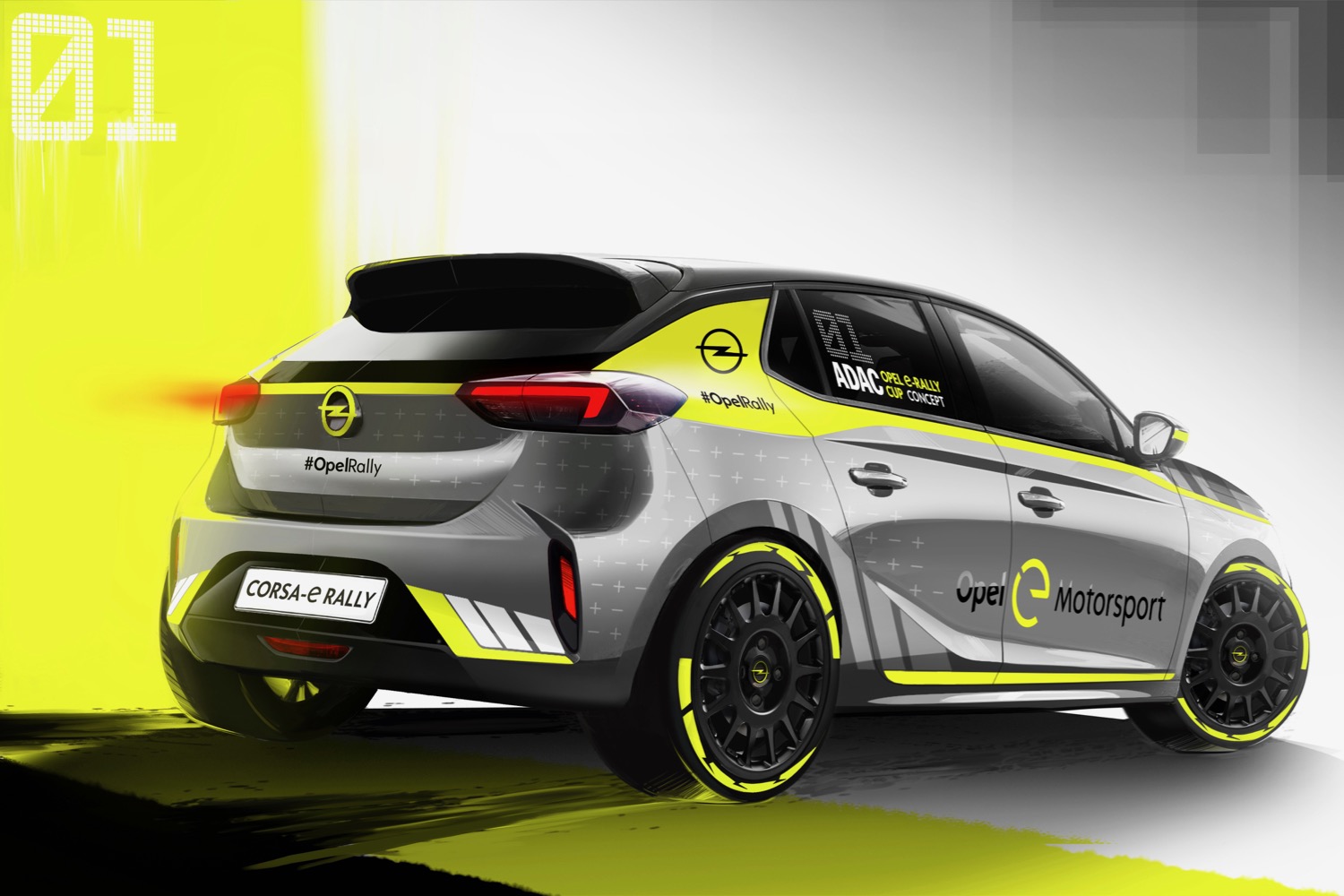 opel corsa e rally car 2019 frankfurt motor show concept