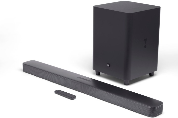The JBL Bar 5.1-channel soundbar on a white background.