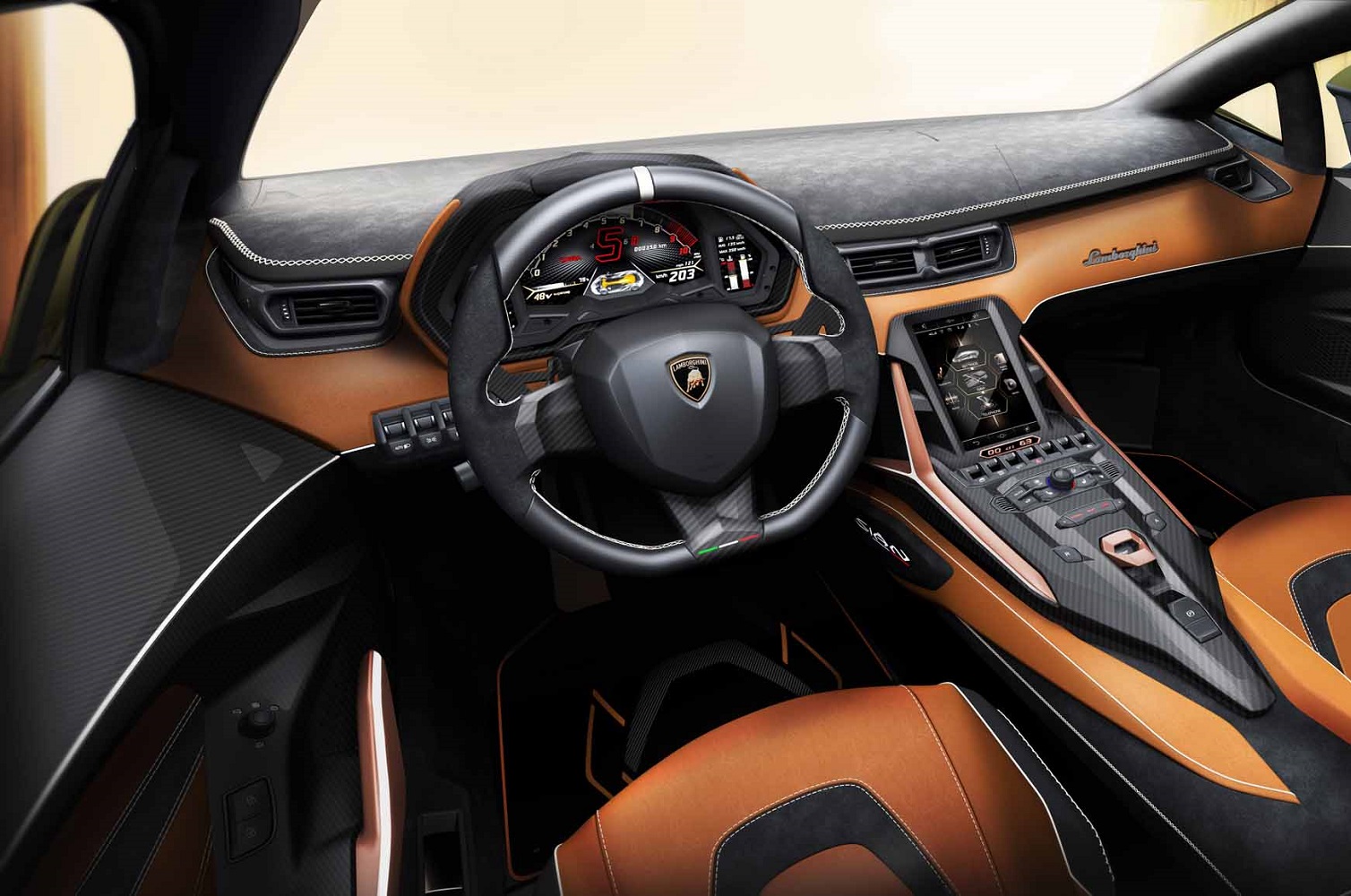 2020 lamborghini sian is a high tech hypercar with hybrid power