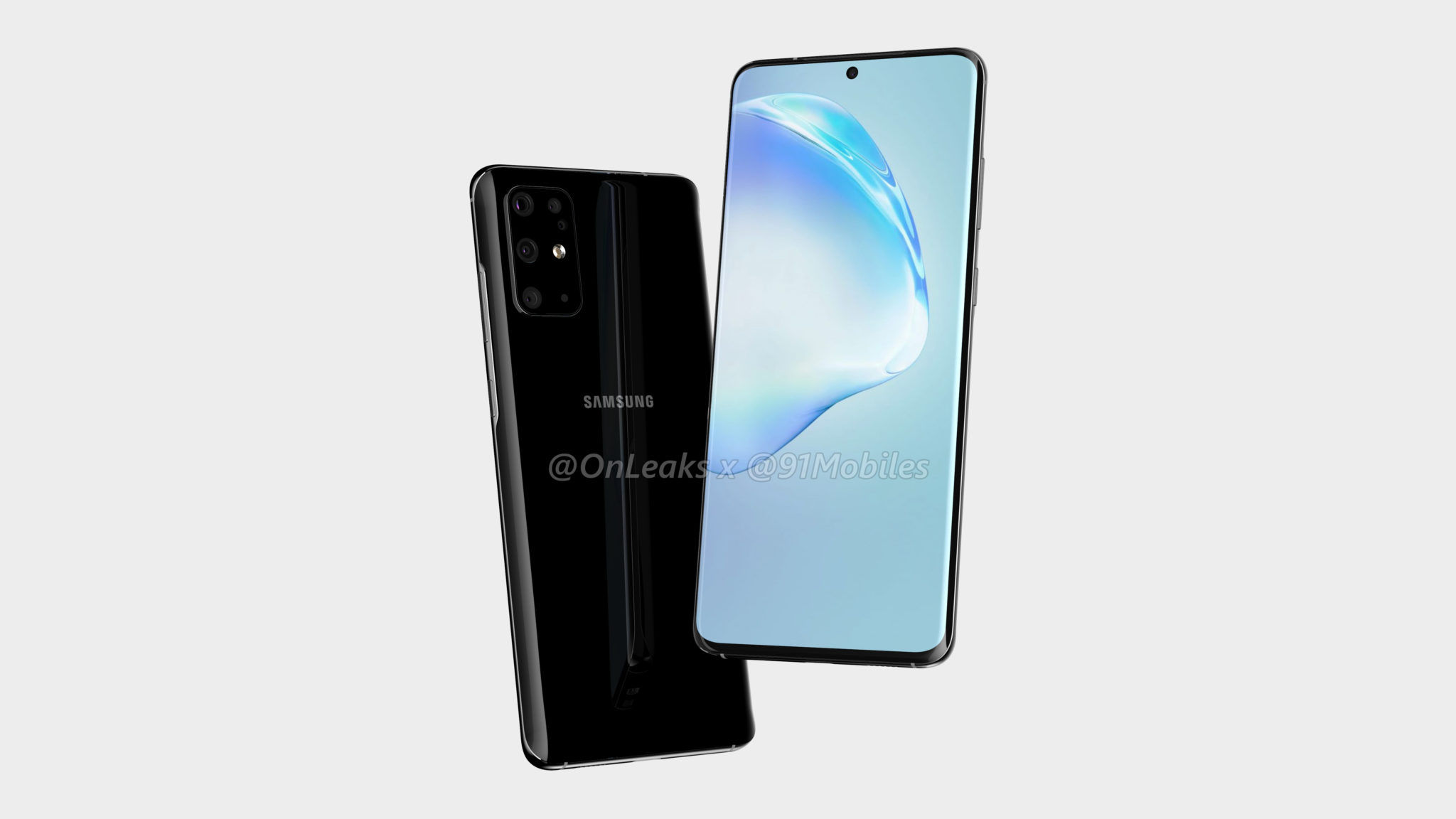 samsung galaxy s11 leaked renders show new selfie camera and module 5k render 3