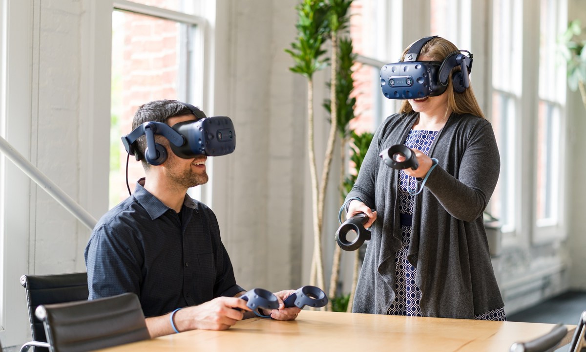 HTC Vive Pro Eye virtual reality headset