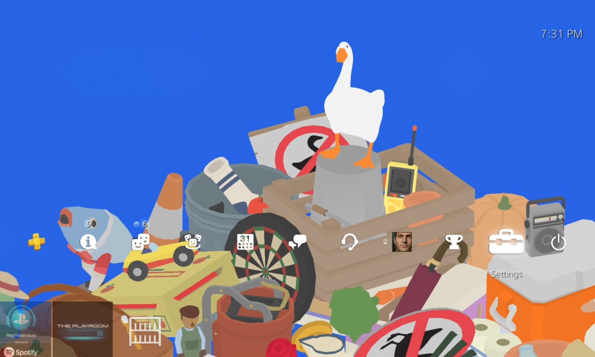 Untitled Goose Game PS4 theme