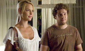 Katherine Heigl and Seth Rogen in Knocked Up