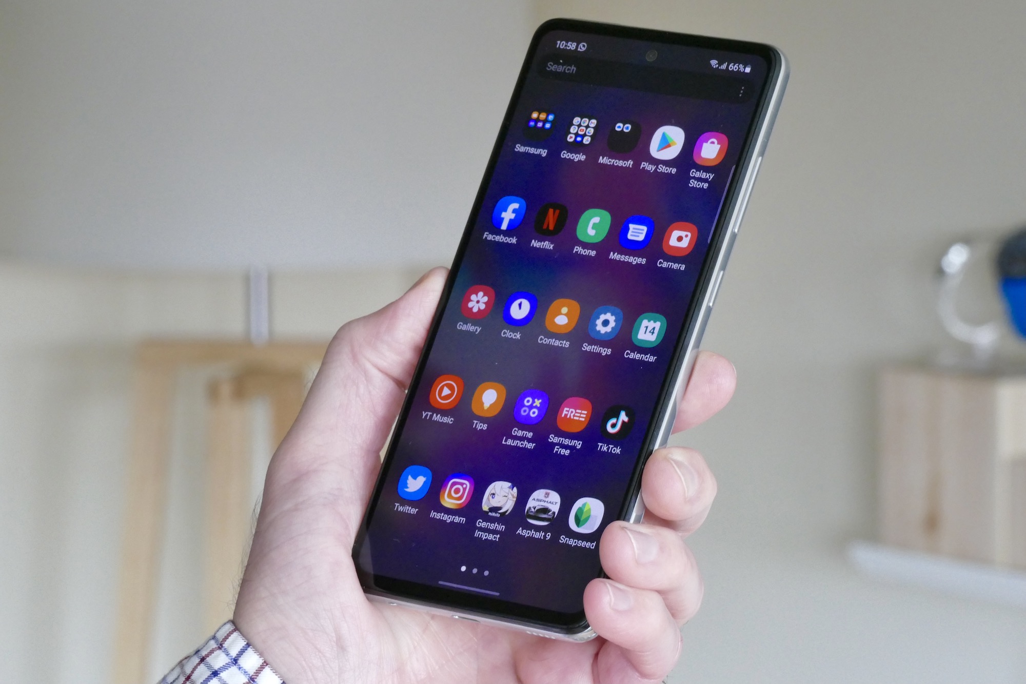 Samsung Galaxy A52 5G Apps.
