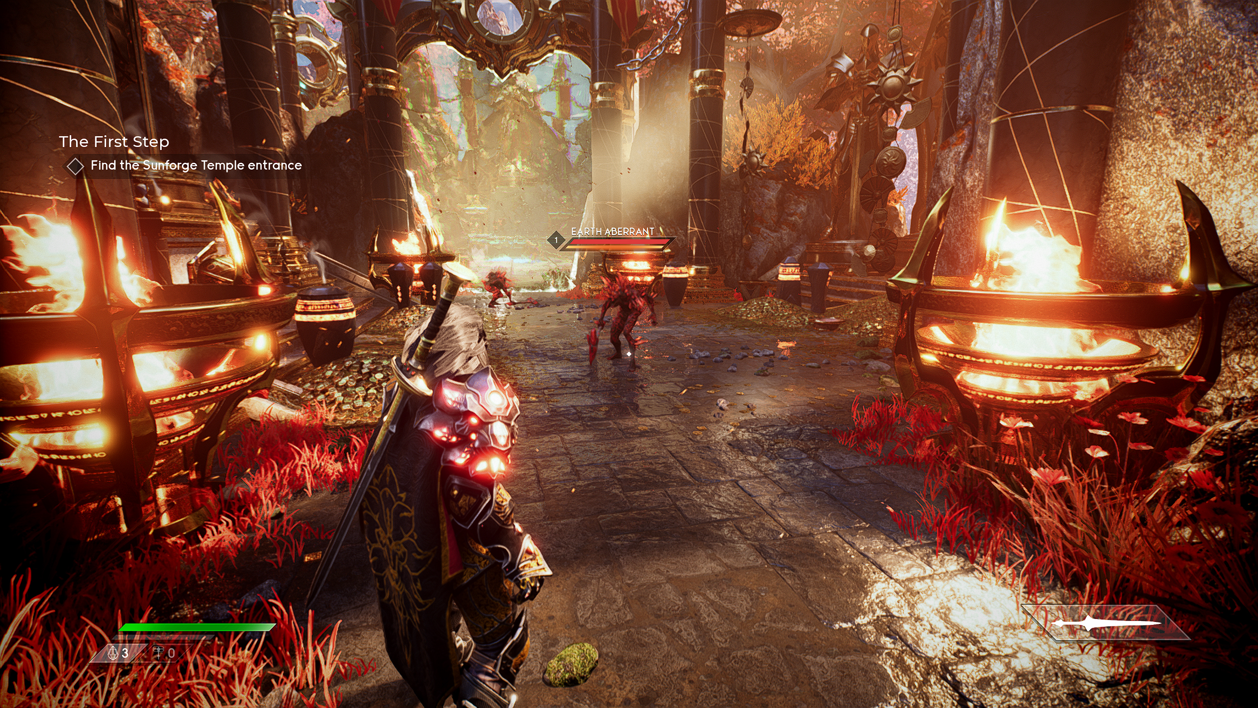 Godfall game with FidelityFX Super Sampling Enabled