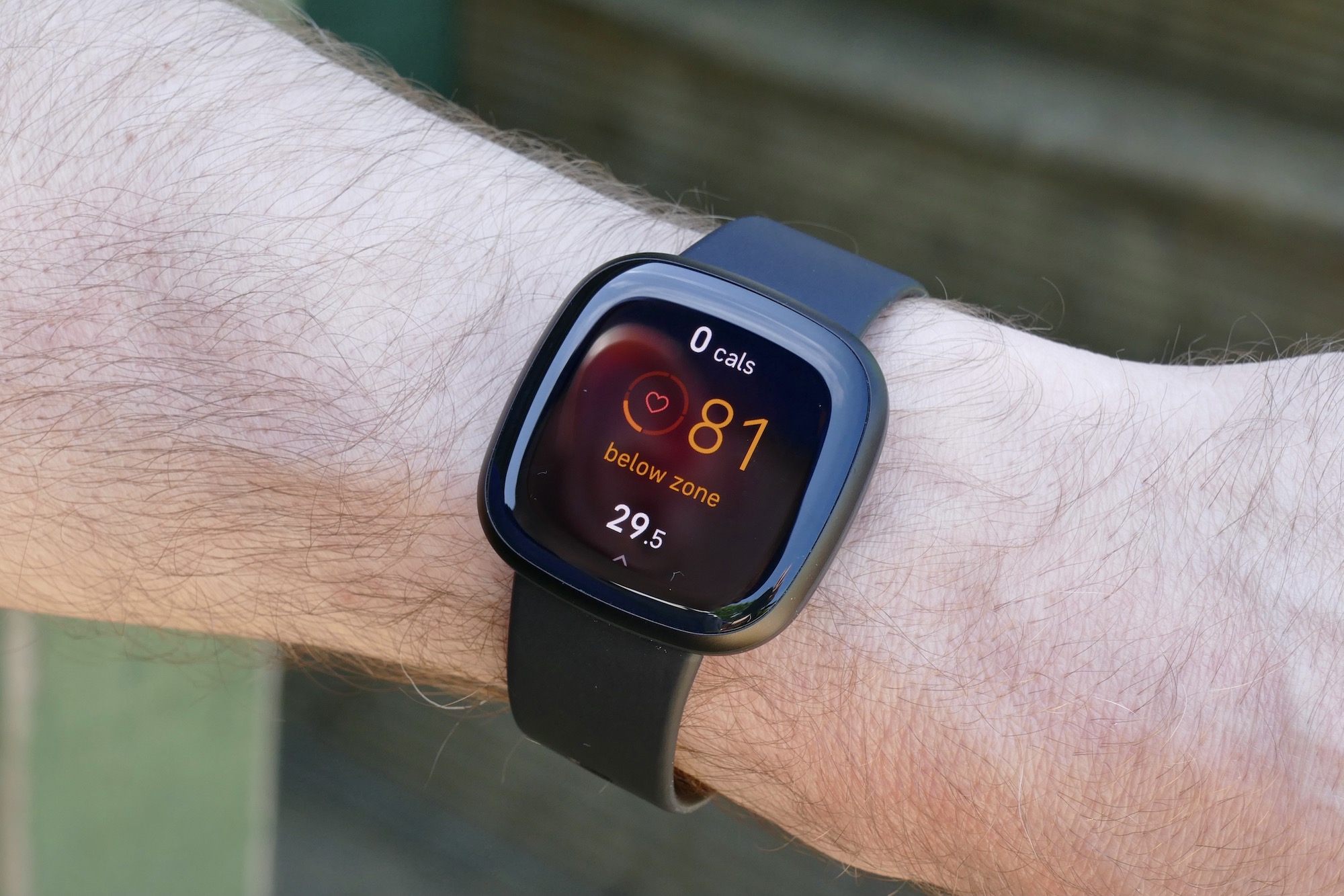 Fitbit Versa 3 workout view