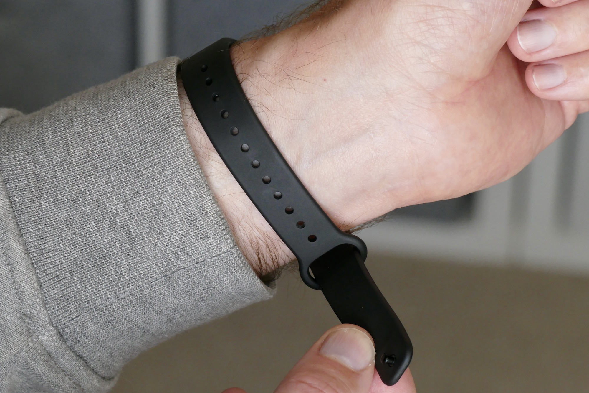 The strap on the Oppo Band