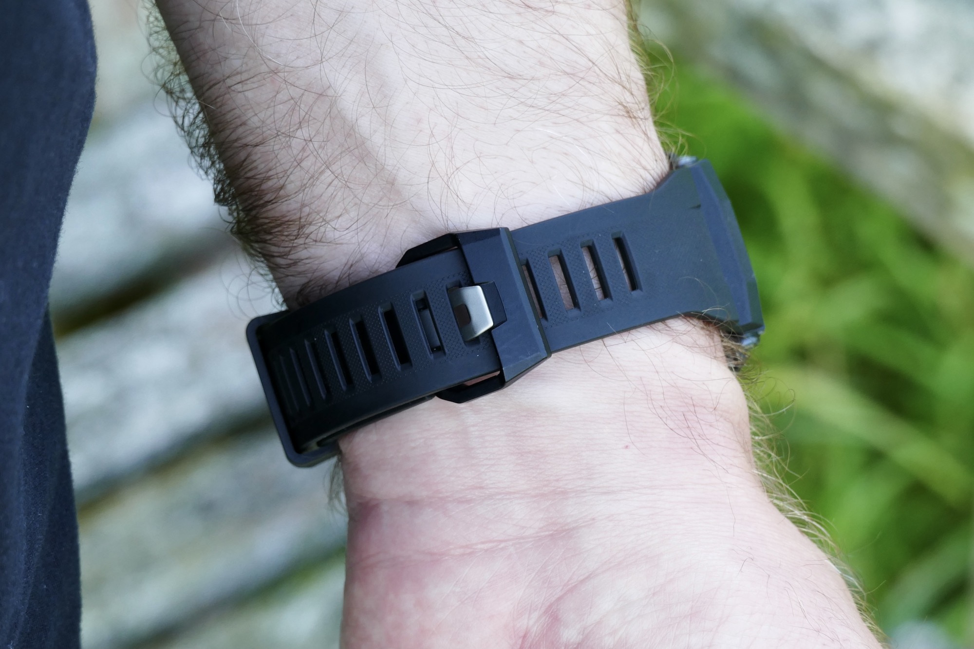 The strap on the Casio G-Shock GBD-200.