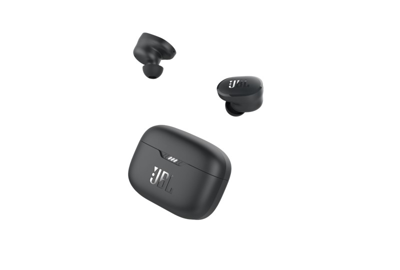 The JBL Tune 130 wireless earbuds.