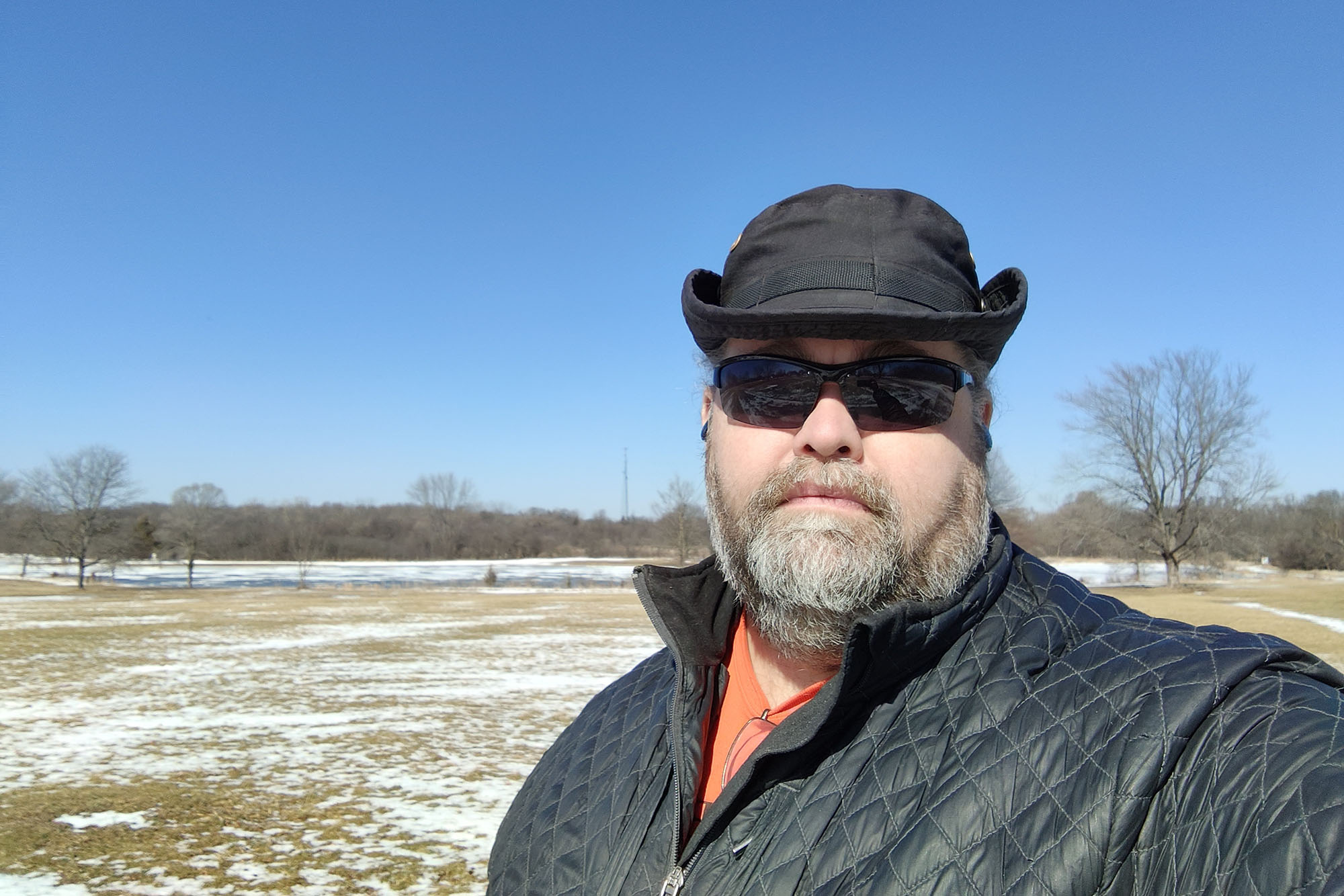 This is a selfie photo sample taken with the front-facing camera of the RedMagic 7.