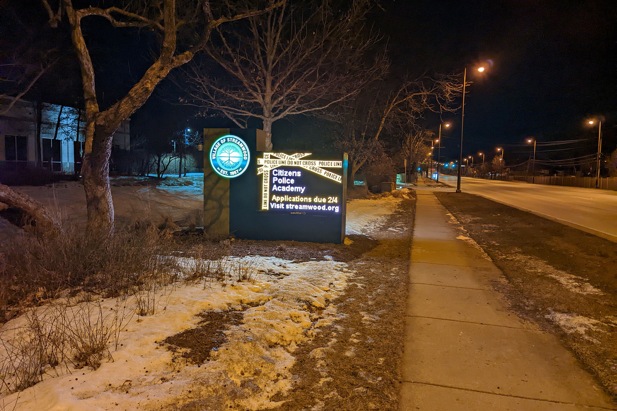 This is a sample photo of a sign from the main camera of the Pixel 6.