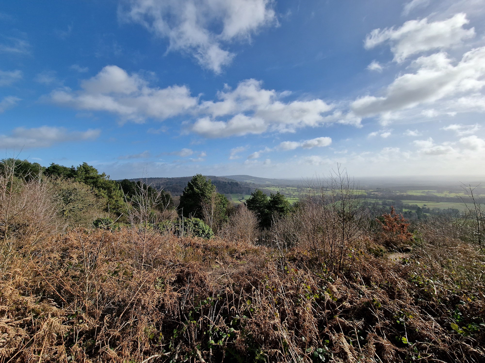 Galaxy S22 Ultra wide-angle photo of hills.