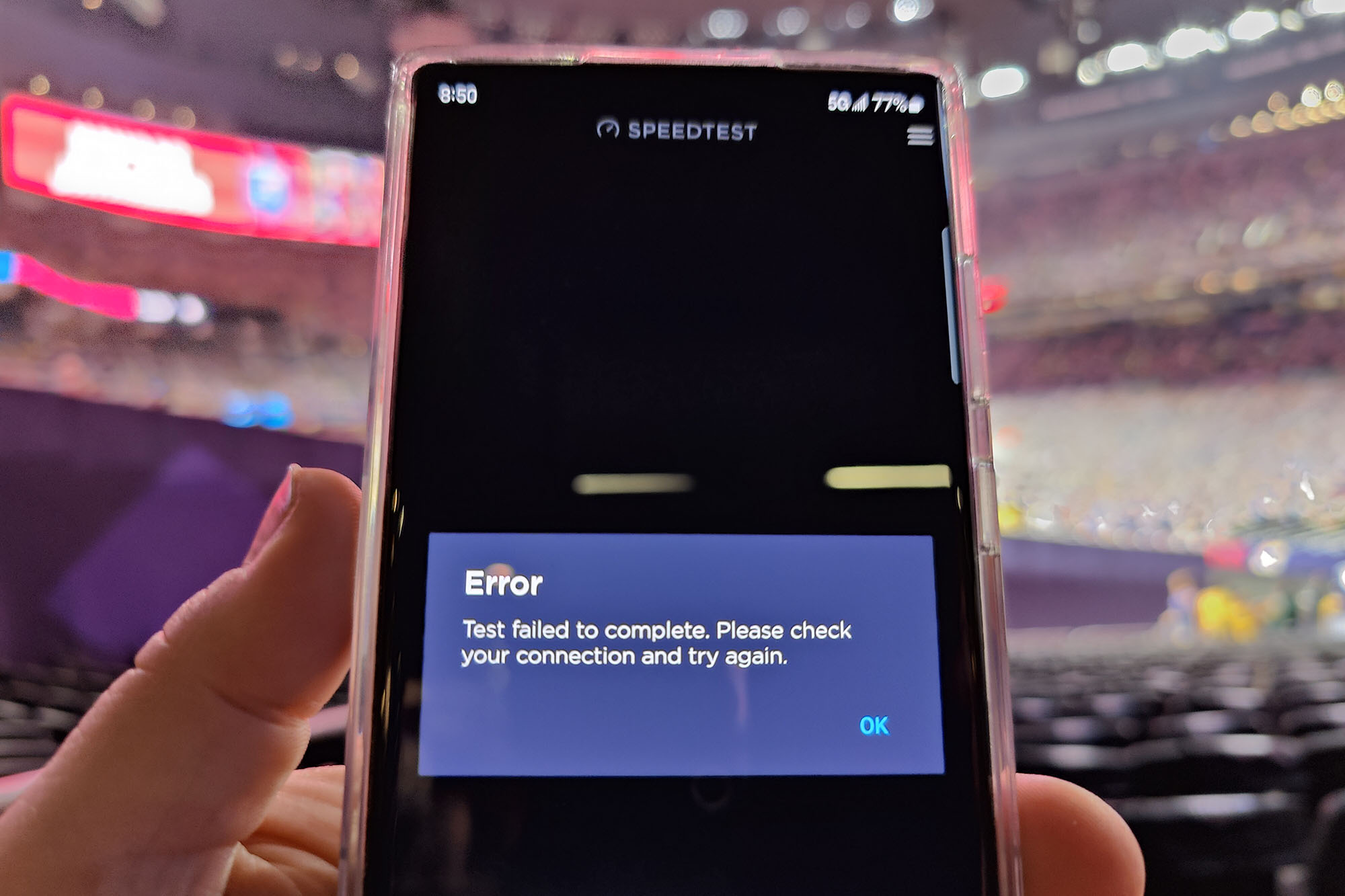 testing 5g superdome 06testing 200 tmo