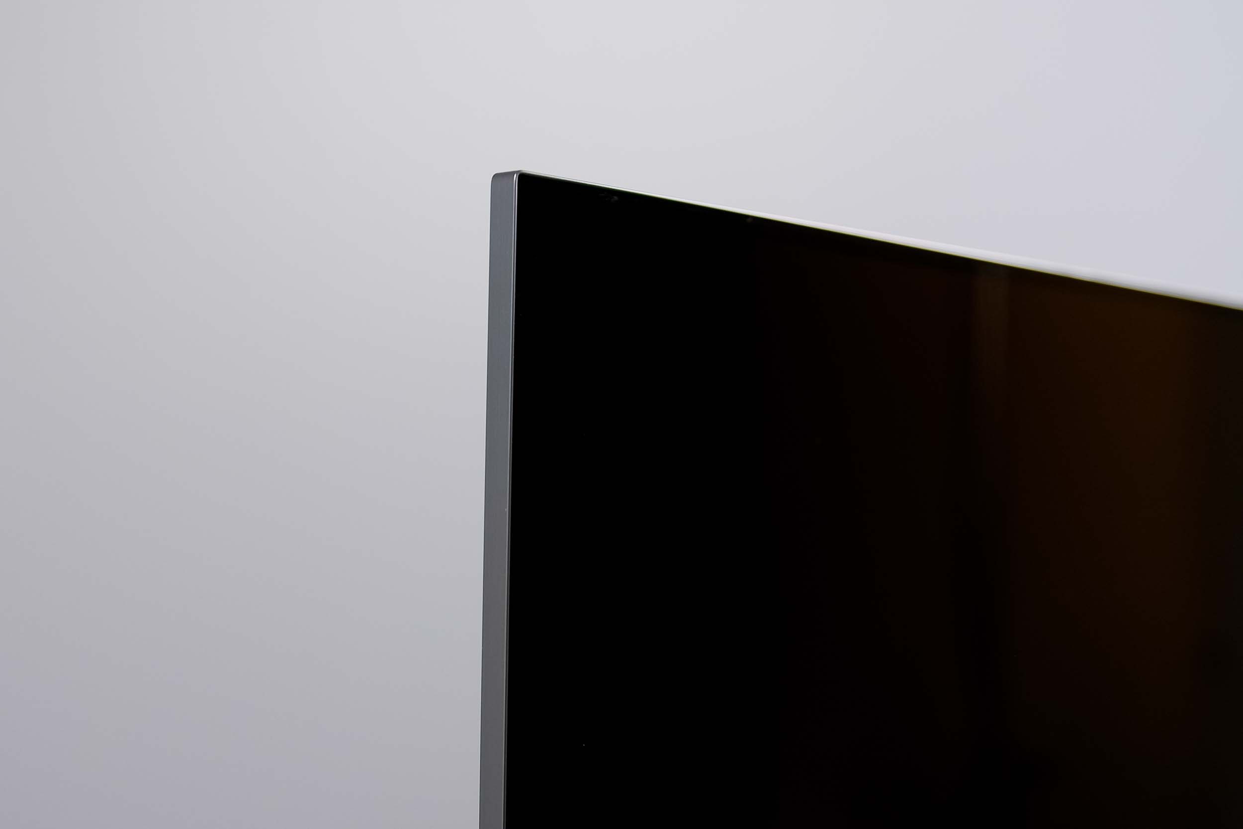 The LG C2 OLED has little to no bezels.