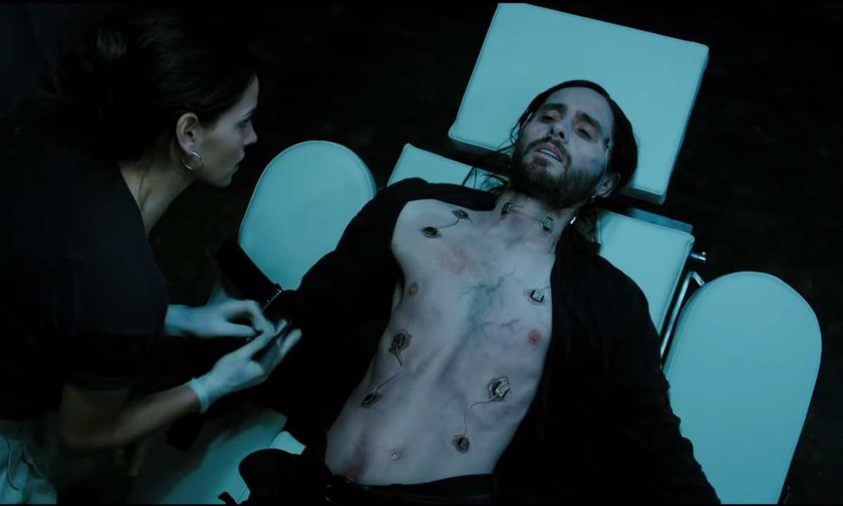 Jared Leto as Morbius.