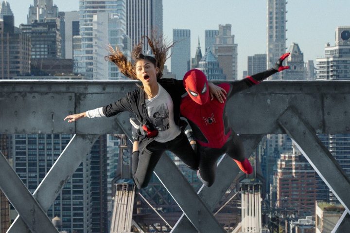 Zendaya and Tom Holland in "Spider-Man: No Way Home."