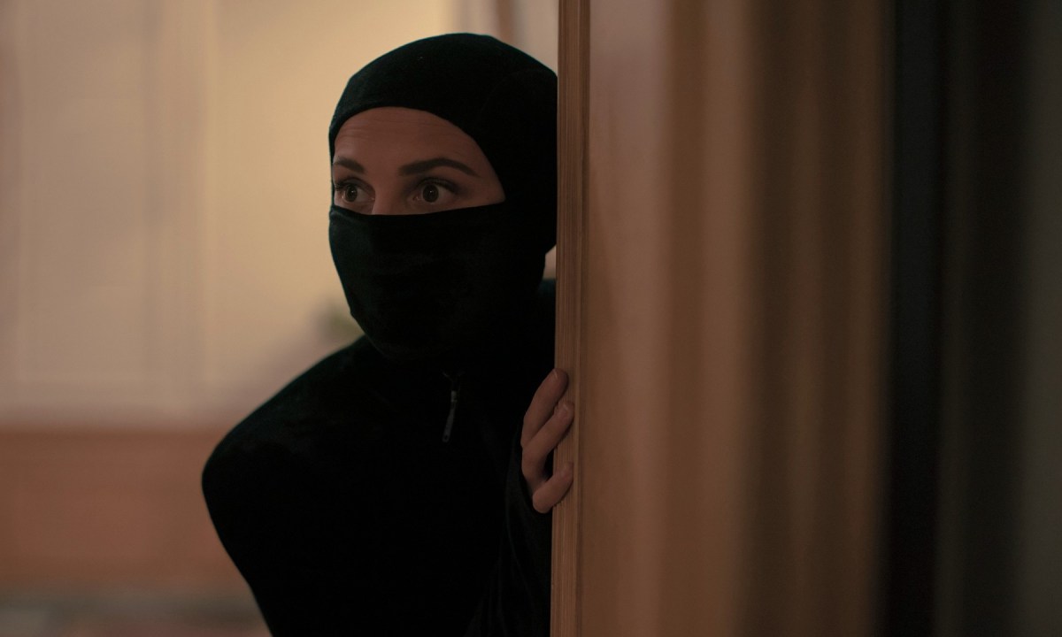 Alicia Vikander wears a catsuit in Irma Vep.