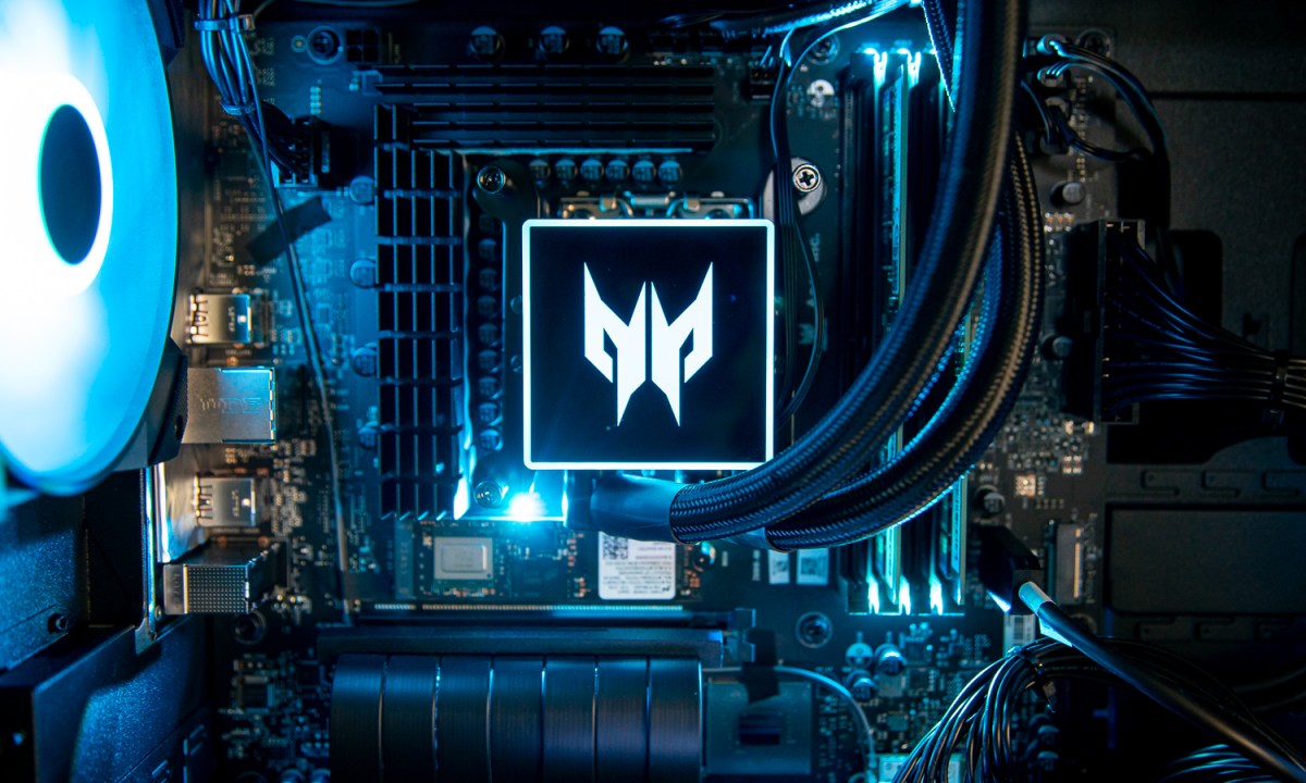CPU block on the Acer Predator Orion 7000.