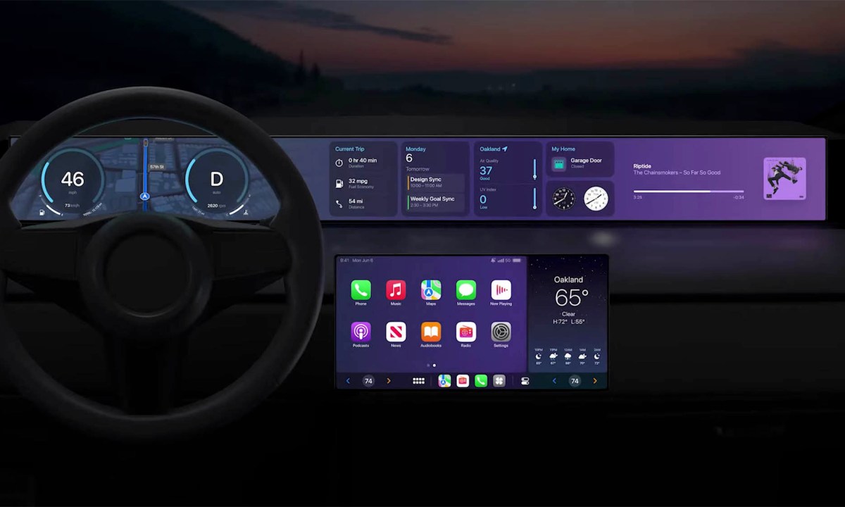 Apple CarPlay interface