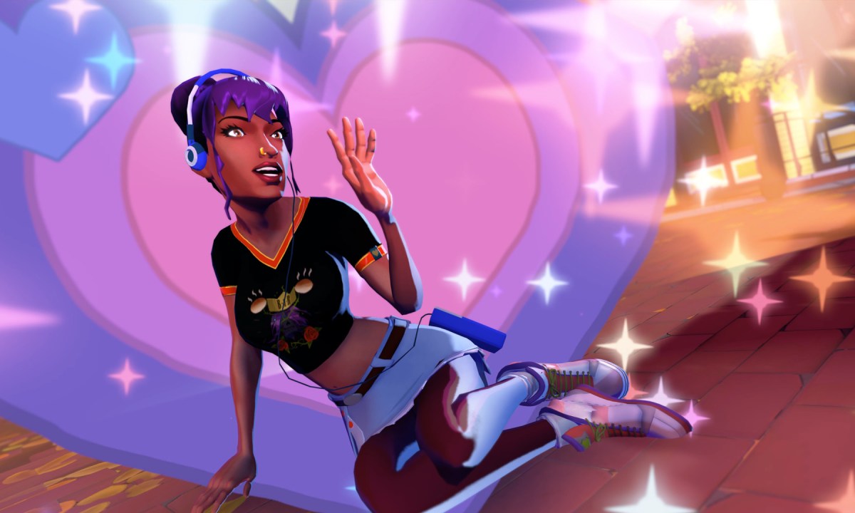 Jala assumes a flirty pose in Thirsty Suitors.