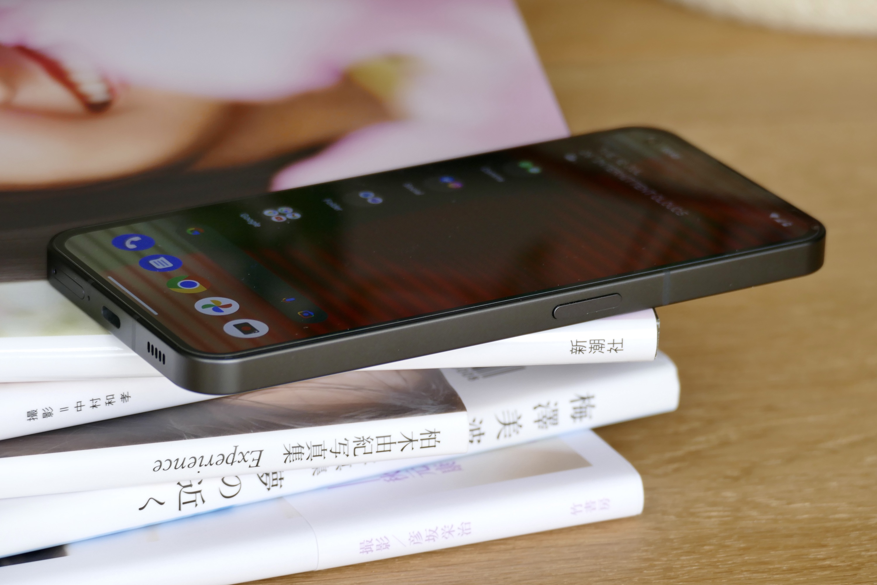 The side of the Nothing Phone 1.