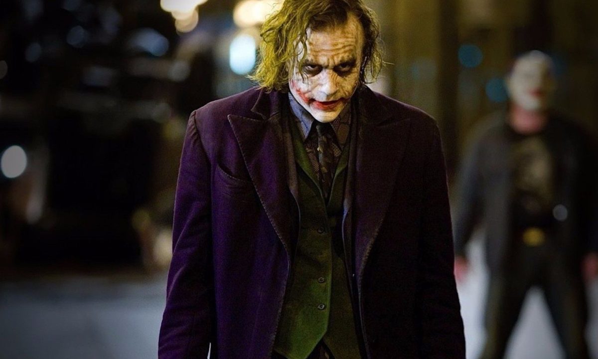 Heath Ledger as The Joker in The Dark Knight