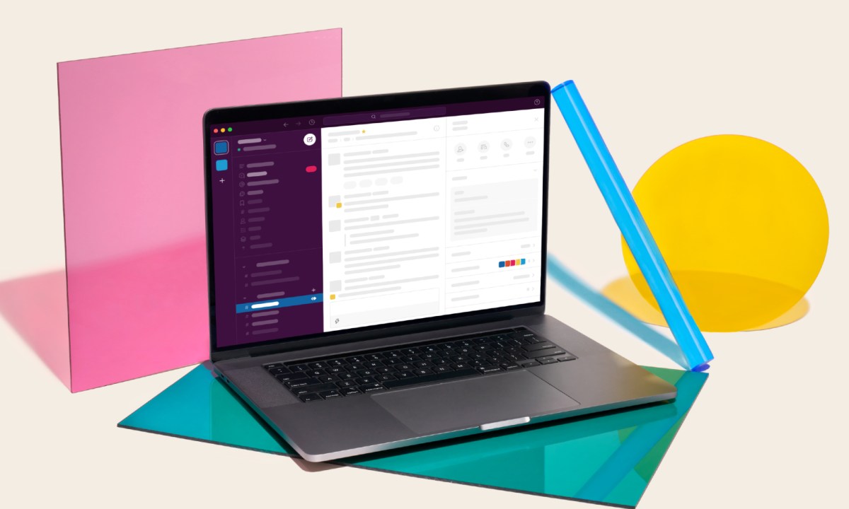 Slack Computer Graphic.