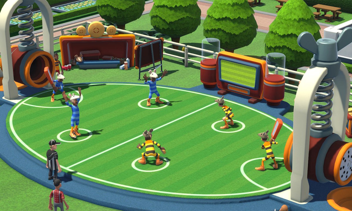 Two sports teams wearing masks.