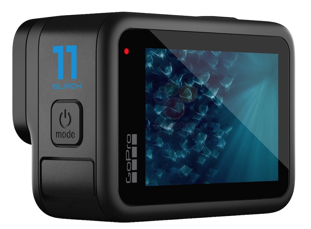 How GoPro's yet-to-be-announced Hero 11 Black action camera could look.