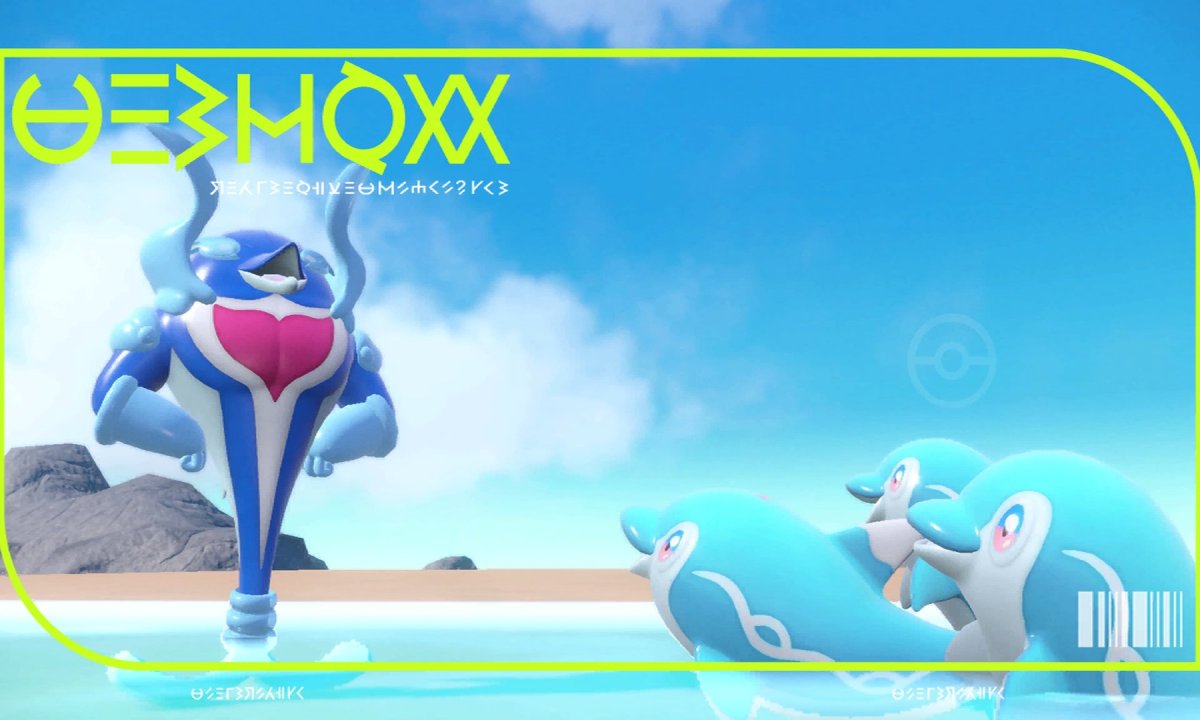 Palafin Pokedex entry cover.