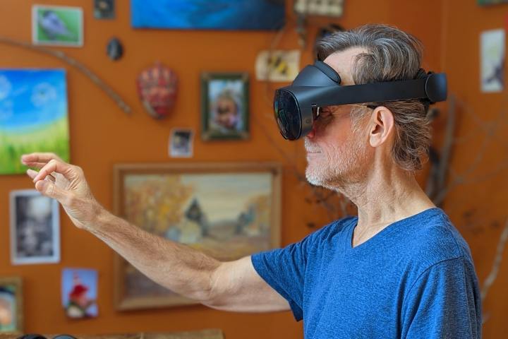 The Quest Pro has great hand-tracking capabilities.